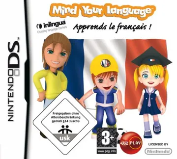 Mind Your Language - Apprends le Francais! (Europe) (En,Fr,De,Es,It) box cover front